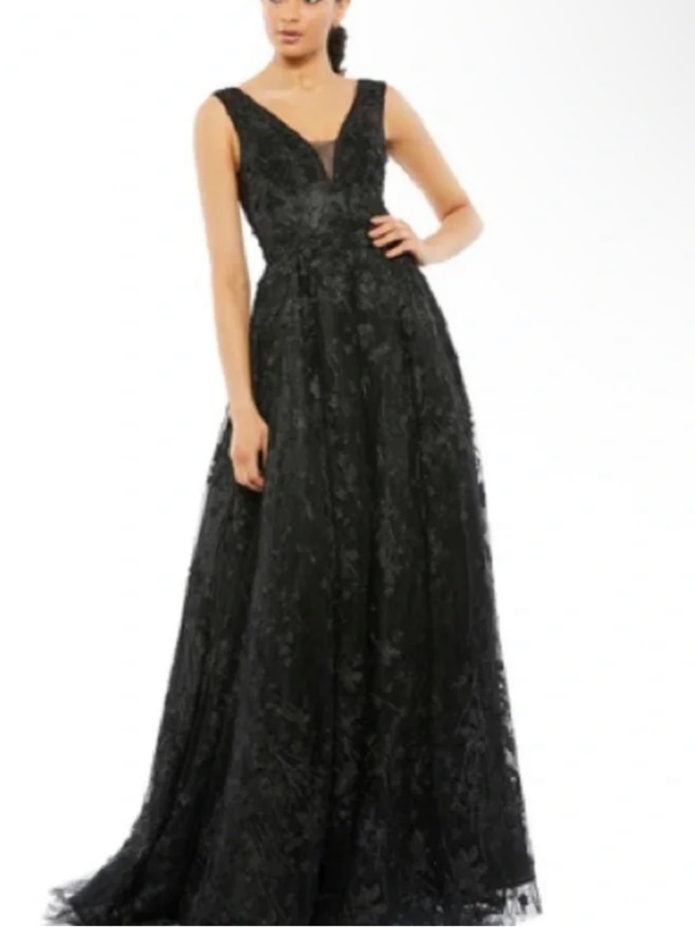 (C) BNWT MAC DUGGAL #20131 Gown stunning